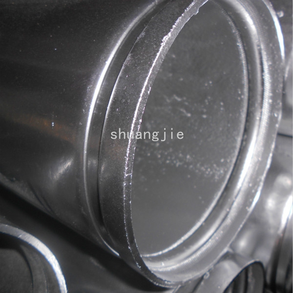 Grooved steel pipe